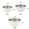 304 Stainless Steel Mixing Bowls Set With NonSlip Base 15L25L45L For Baking Salad And Meal Prep 3