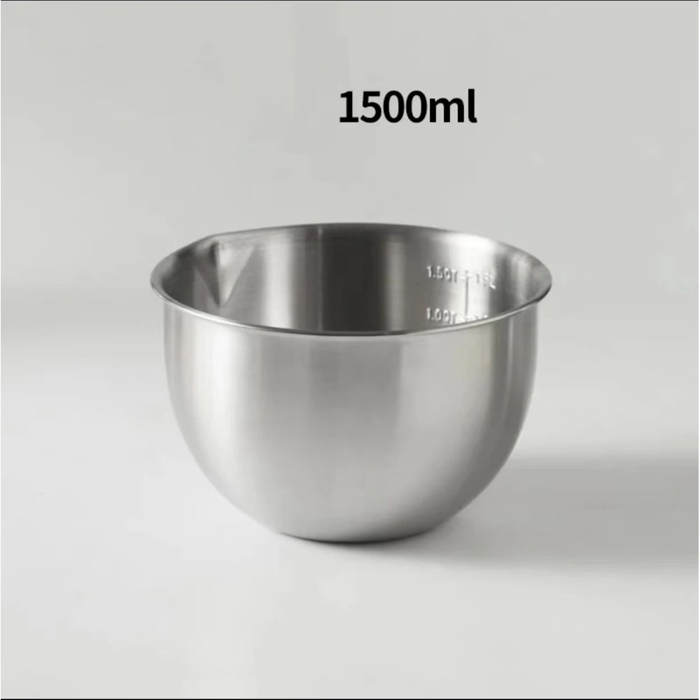 304 Stainless Steel Mixing Bowls Set With NonSlip Base 15L25L45L For Baking Salad And Meal Prep 6