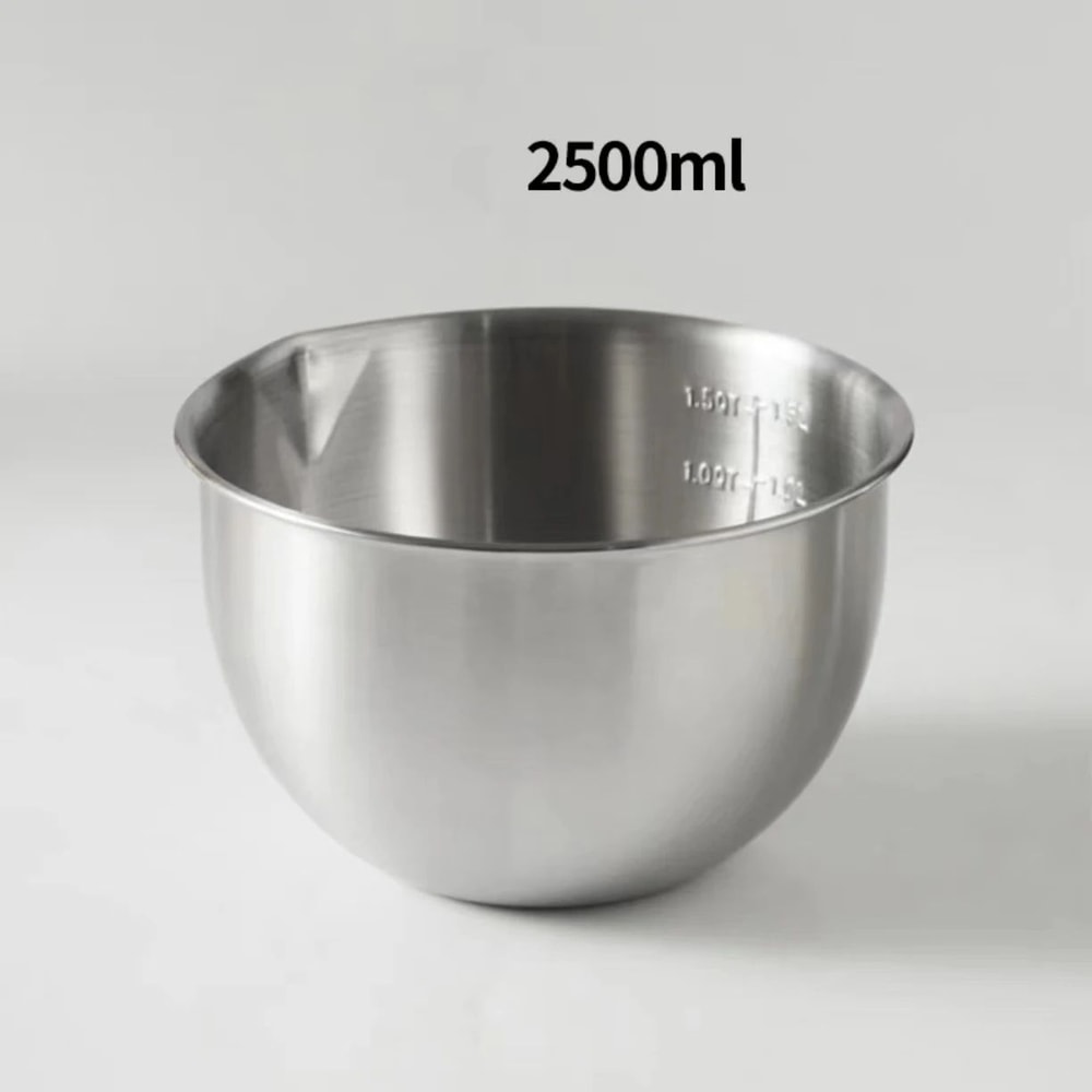304 Stainless Steel Mixing Bowls Set With NonSlip Base 15L25L45L For Baking Salad And Meal Prep 7