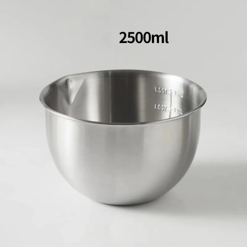 304 Stainless Steel Mixing Bowls Set With NonSlip Base 15L25L45L For Baking Salad And Meal Prep 7