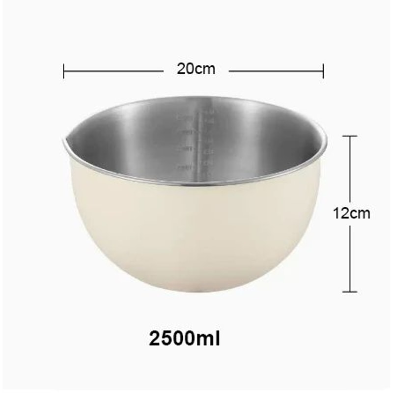 304 Stainless Steel Mixing Bowls Set With NonSlip Base 15L25L45L For Baking Salad And Meal Prep 10