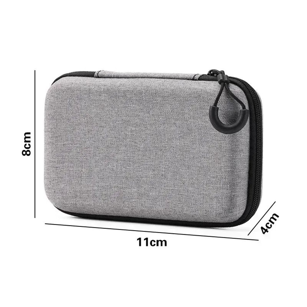 MultiSize EVA Hard Case Travel Cable Organizer Zipper Shockproof Storage Case For Headphones Charge 9