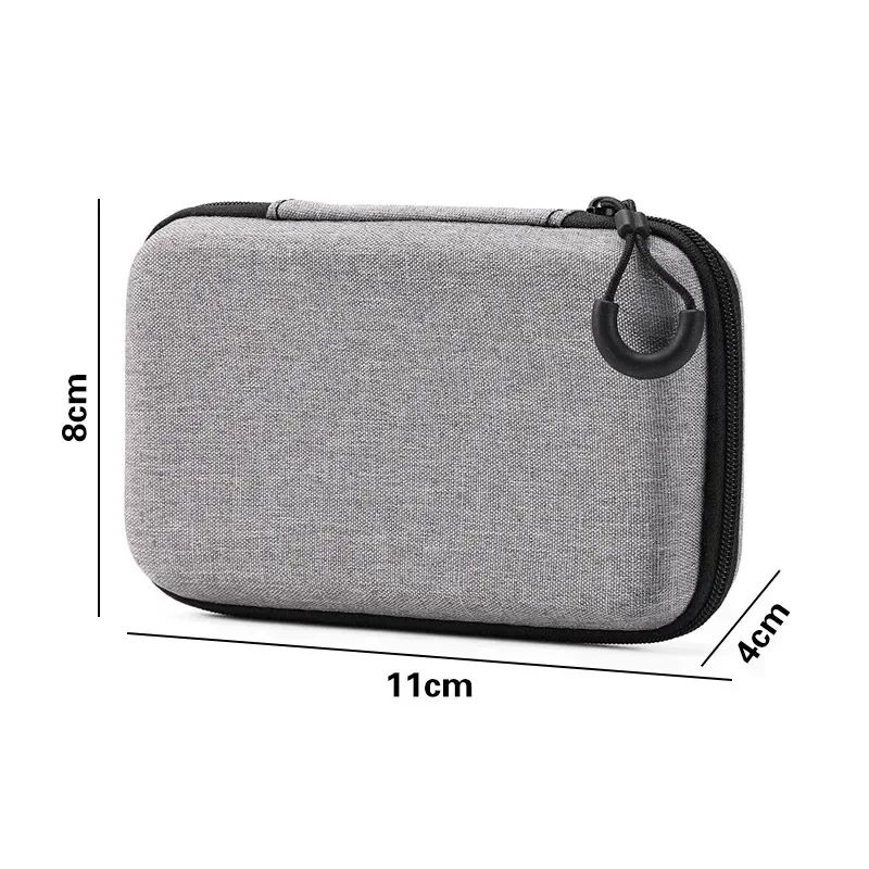 MultiSize EVA Hard Case Travel Cable Organizer Zipper Shockproof Storage Case For Headphones Charge 9