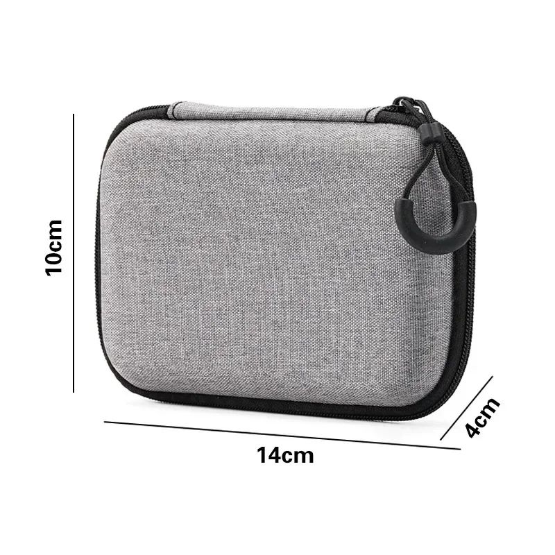 MultiSize EVA Hard Case Travel Cable Organizer Zipper Shockproof Storage Case For Headphones Charge 10