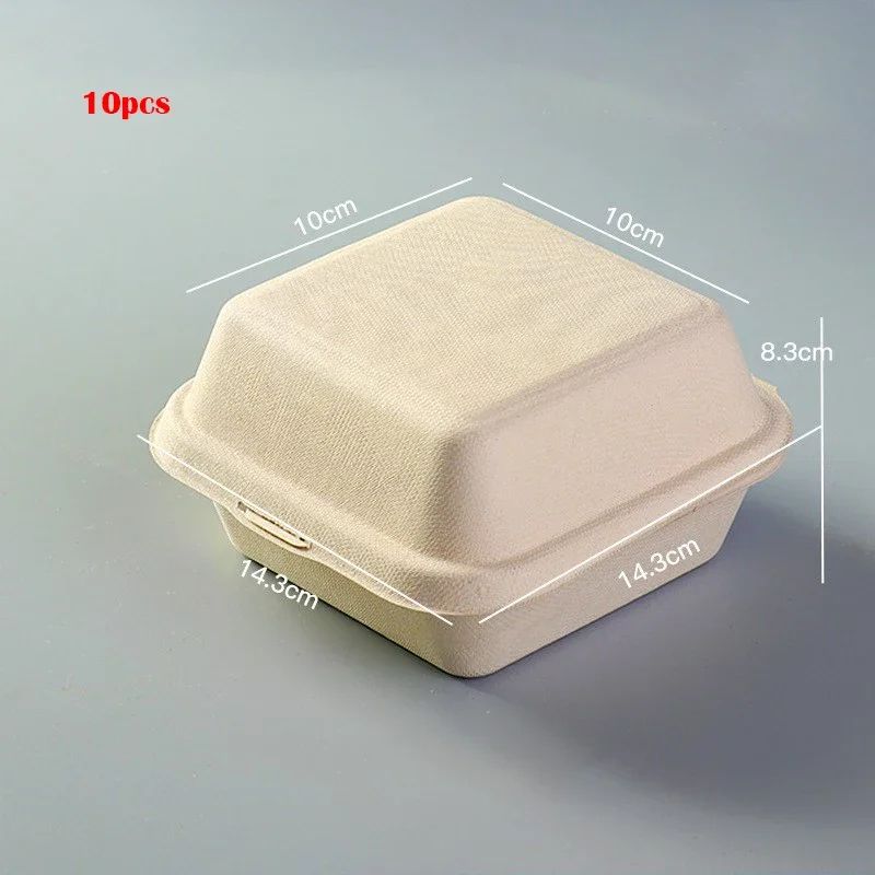 EcoFriendly Biodegradable Bento Containers With Lids 1020 Pack For Lunch Desserts Takeout 7