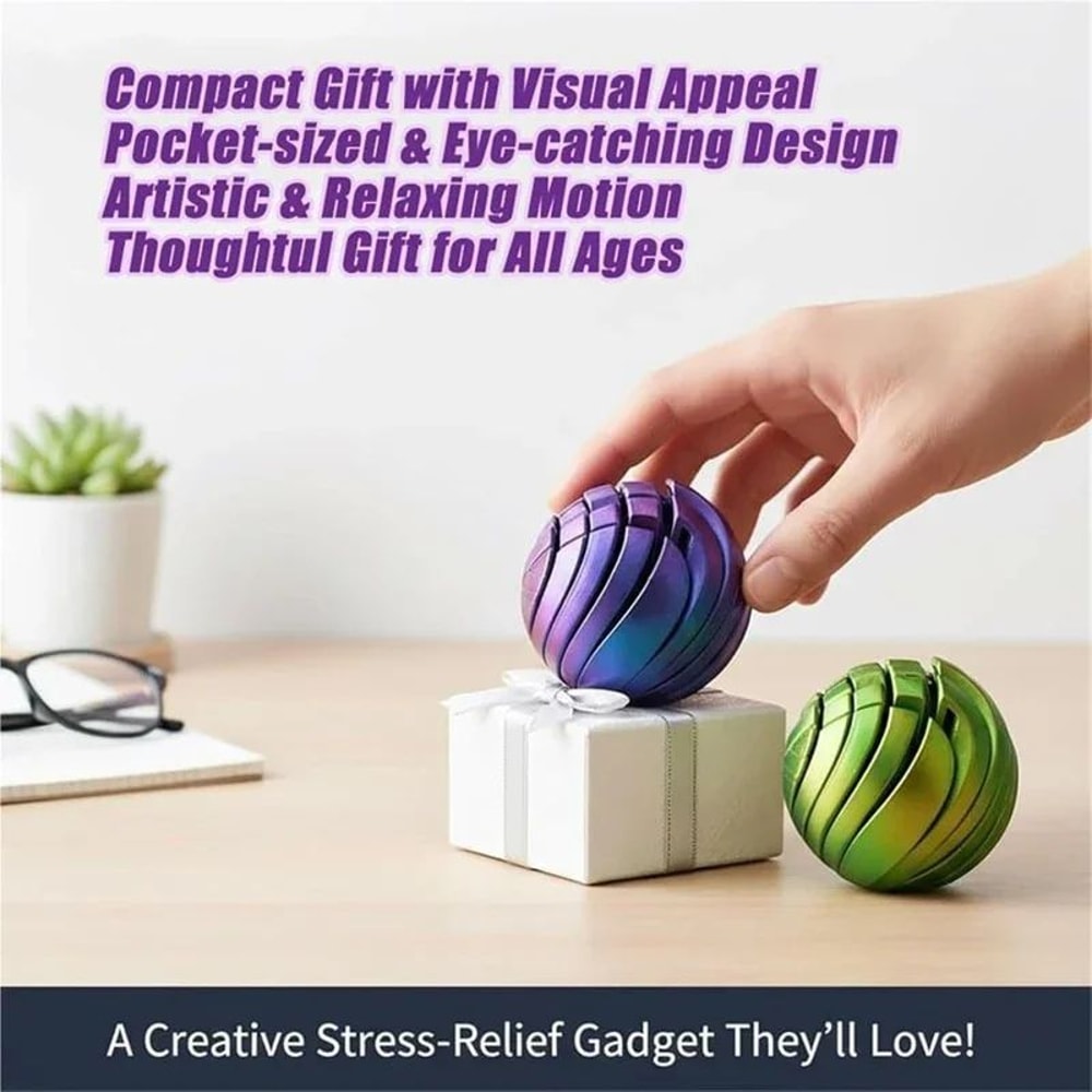 Colorful Spiral Finger Rotator Finger Spinner Stress Relief Toy For Focus 3