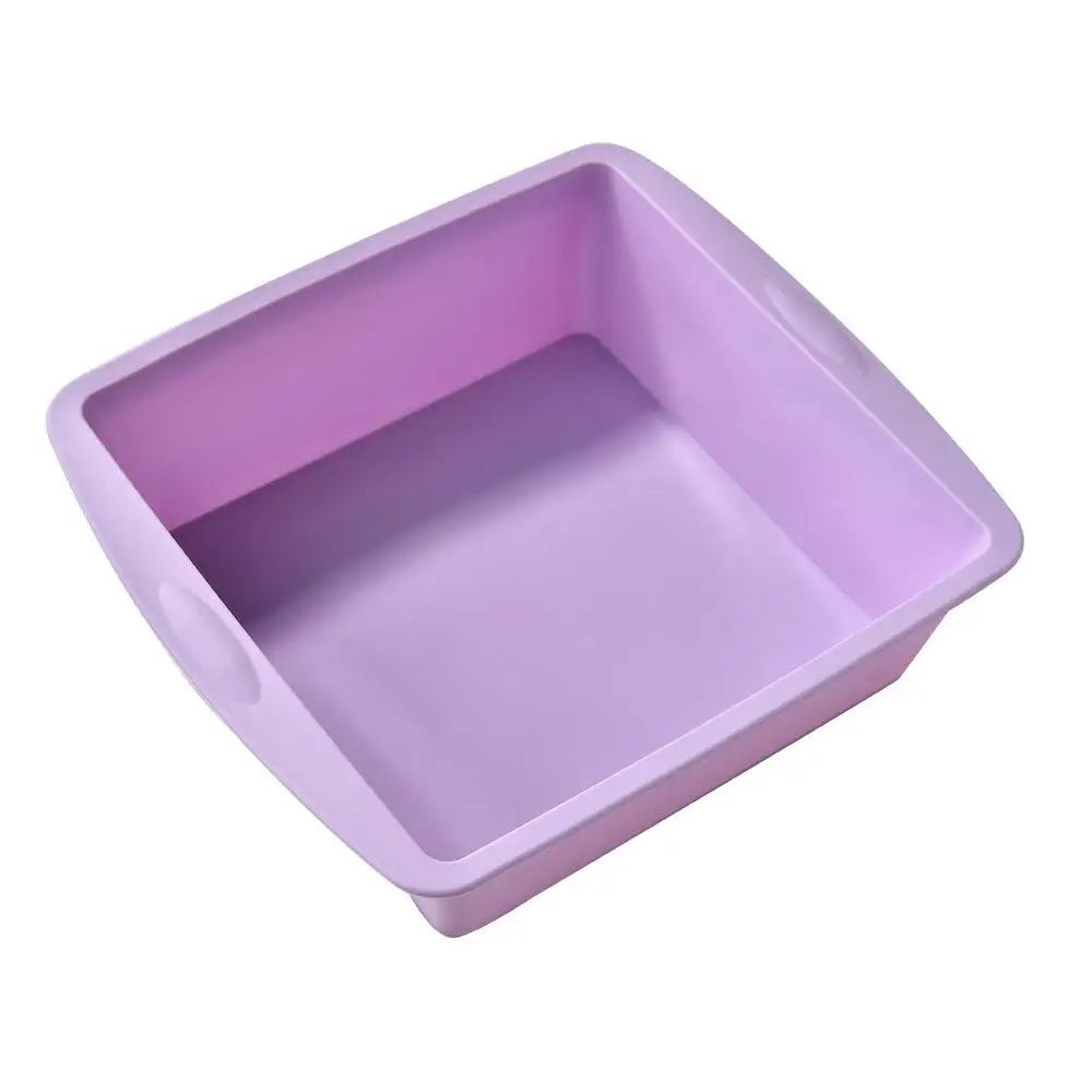 Silicone Square Baking Pan For EasyRelease Cakes And Brownies Reusable Nonstick Mold 9