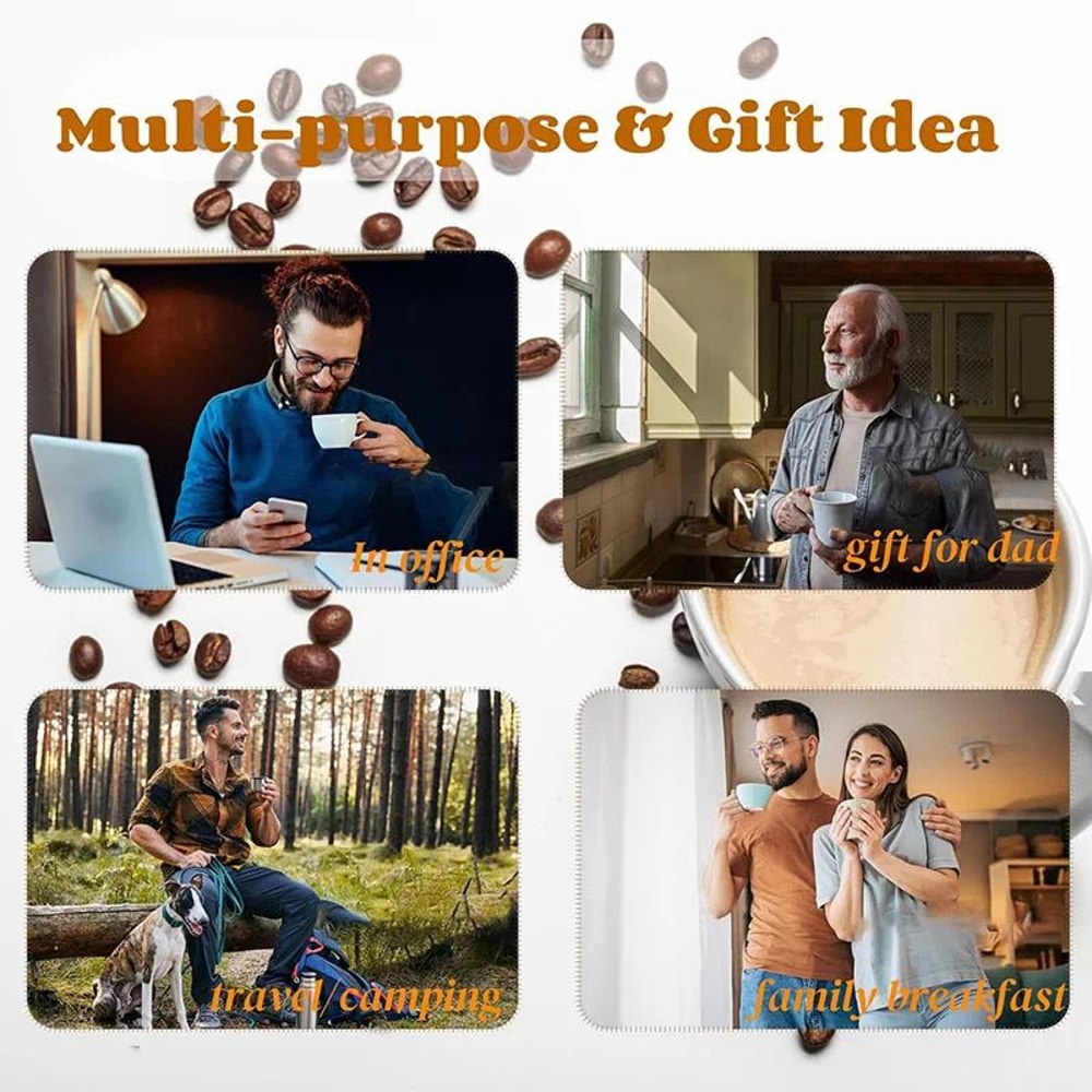 WindUp Outboard Boat Motor Coffee Stirrer Set 5Pack ClipOn Novelty Coffee Stirrer For Mugs 5