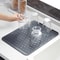 Foldable Silicone Dish Drying Mat Heat Resistant NonSlip Drainer Pad For Countertops 3