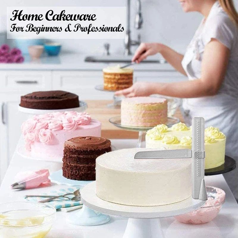 Irregular Edge Cake Scraper Set Icing Smoother Cake Decorating Comb For Clean Buttercream Lines 3