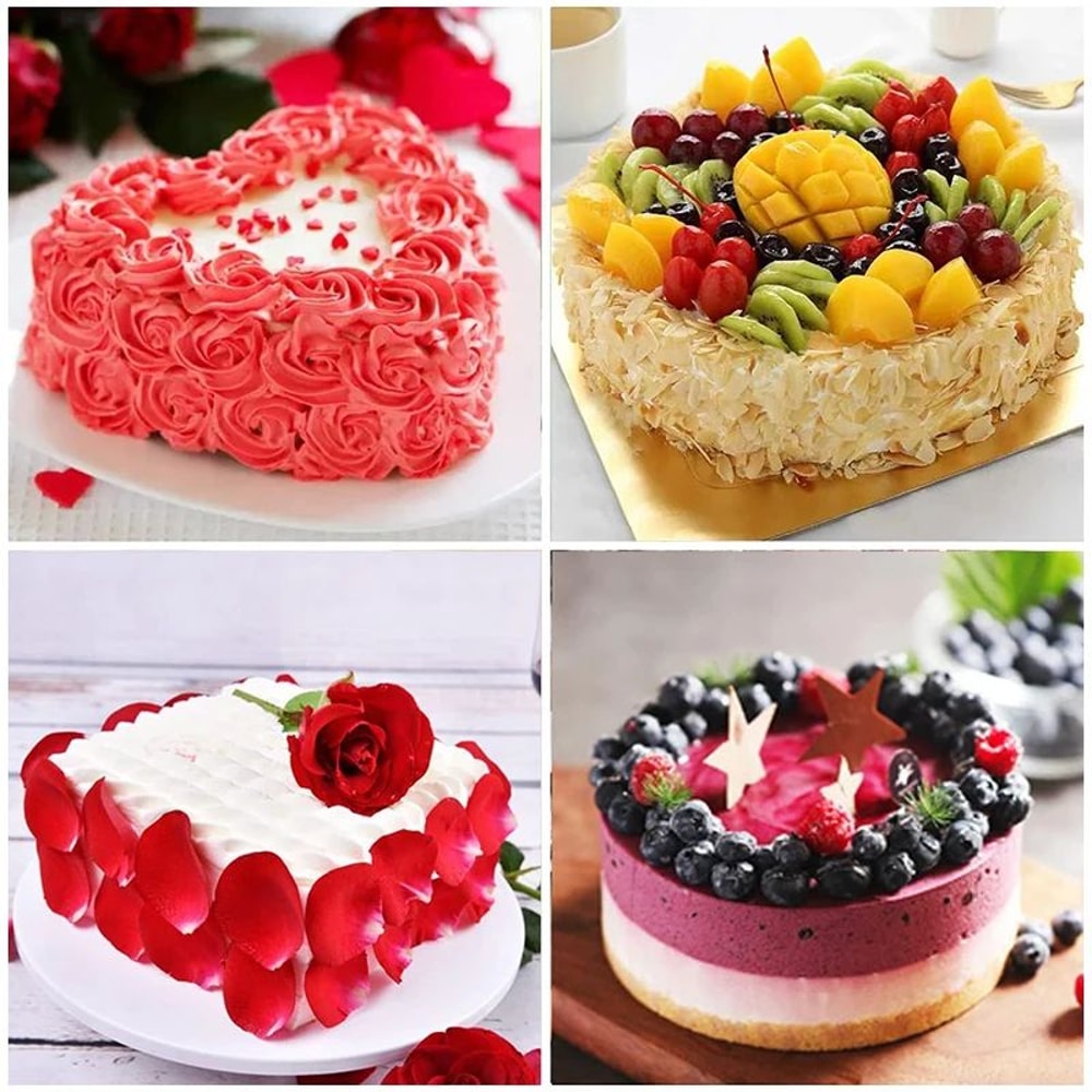 Irregular Edge Cake Scraper Set Icing Smoother Cake Decorating Comb For Clean Buttercream Lines 5