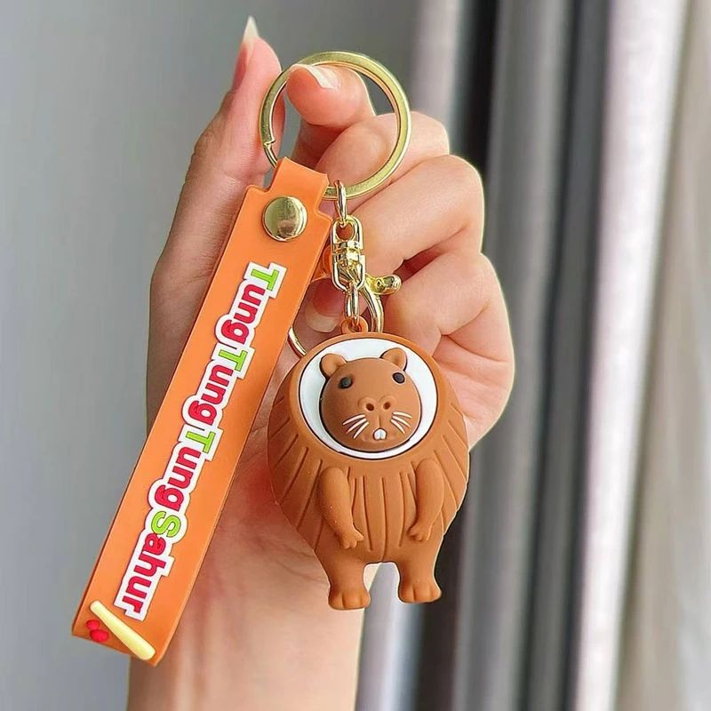 Creative Character Wrist Strap Keychain Pendant Collectible Figurine Bag Charm 4
