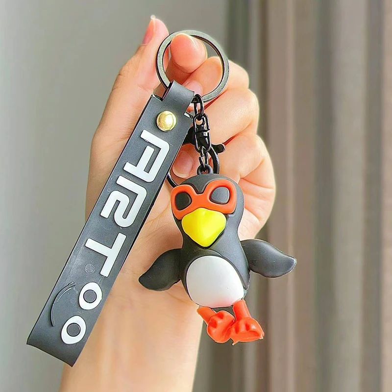 Creative Character Wrist Strap Keychain Pendant Collectible Figurine Bag Charm 5