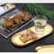 Nordic Oval Gold Stainless Steel Serving Tray For Snacks Desserts Vanity Storage 2