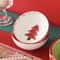 Santa Claus Christmas Ceramic Cookie Jar Serving Plate Set Holiday Tableware For Cookies Desserts 1