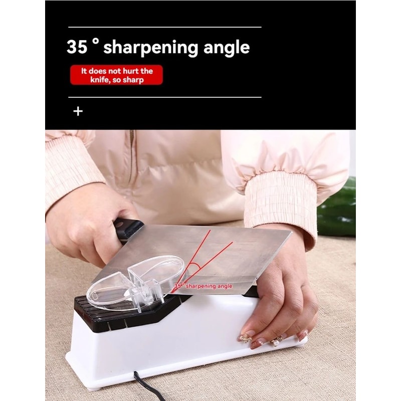 USB Rechargeable Electric Knife Sharpener Automatic Precision Edge Restorer For Kitchen Knives 1
