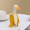 Peeled Banana Duck Figurine Funny Peeled Banana Duck Desk Shelf Decor 5