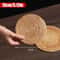 Handwoven Rattan Coaster Heat Resistant Trivet Pad For Mugs And Hot Pots 7