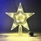 15cm LED Star Christmas Tree Ornament Transparent LightUp Holiday Decoration 6