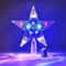 15cm LED Star Christmas Tree Ornament Transparent LightUp Holiday Decoration 7