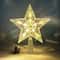 15cm LED Star Christmas Tree Ornament Transparent LightUp Holiday Decoration 8