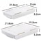Hidden SlideOut Under Desk Drawer Organizer NoDrill Self Adhesive Drawer Storage Tray 2