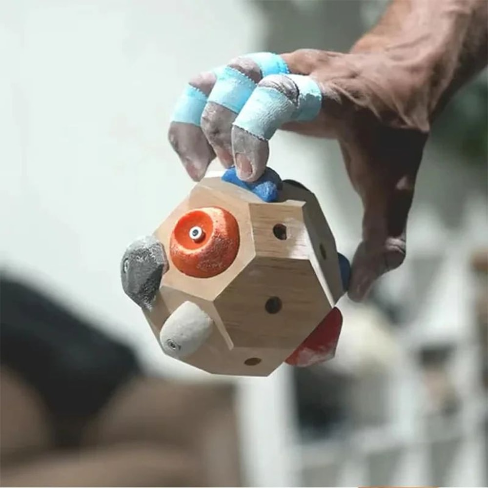 Boulder Block Handheld Climbing Finger Strength Trainer Customizable Bouldering Training Tool For 4