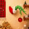 Green Plush Tree Hugger Arms Christmas Tree Topper Bendable Holiday Party Decor 2