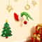 Green Plush Tree Hugger Arms Christmas Tree Topper Bendable Holiday Party Decor 3