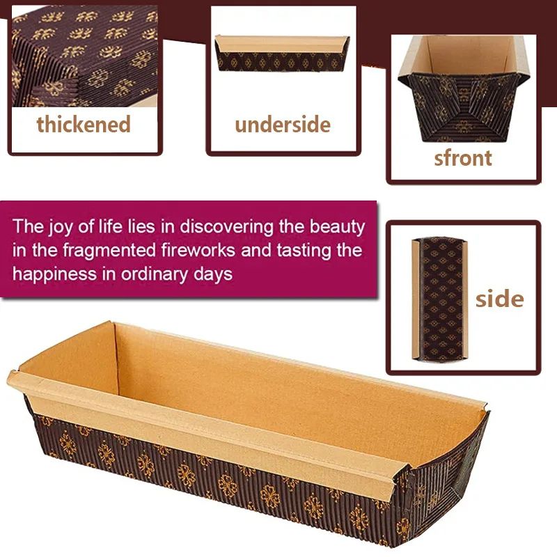 25Pack Disposable Paper Loaf Pans For Mini Breads Gifts Parties GreaseResistant OvenMicrowaveFreez 2