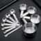 Deluxe Stackable Stainless Steel Measuring Cups And Spoons Set Precise Kitchen Measuring Tools For 1