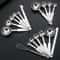 Deluxe Stackable Stainless Steel Measuring Cups And Spoons Set Precise Kitchen Measuring Tools For 5