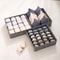 Foldable Grid Drawer Organizer Box For Socks Underwear Leggings 71624 Slots 0
