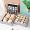 Foldable Grid Drawer Organizer Box For Socks Underwear Leggings 71624 Slots 4