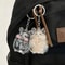Hamster Fur Storage Keychain Pet Hair Keepsake Capsule Pendant 4