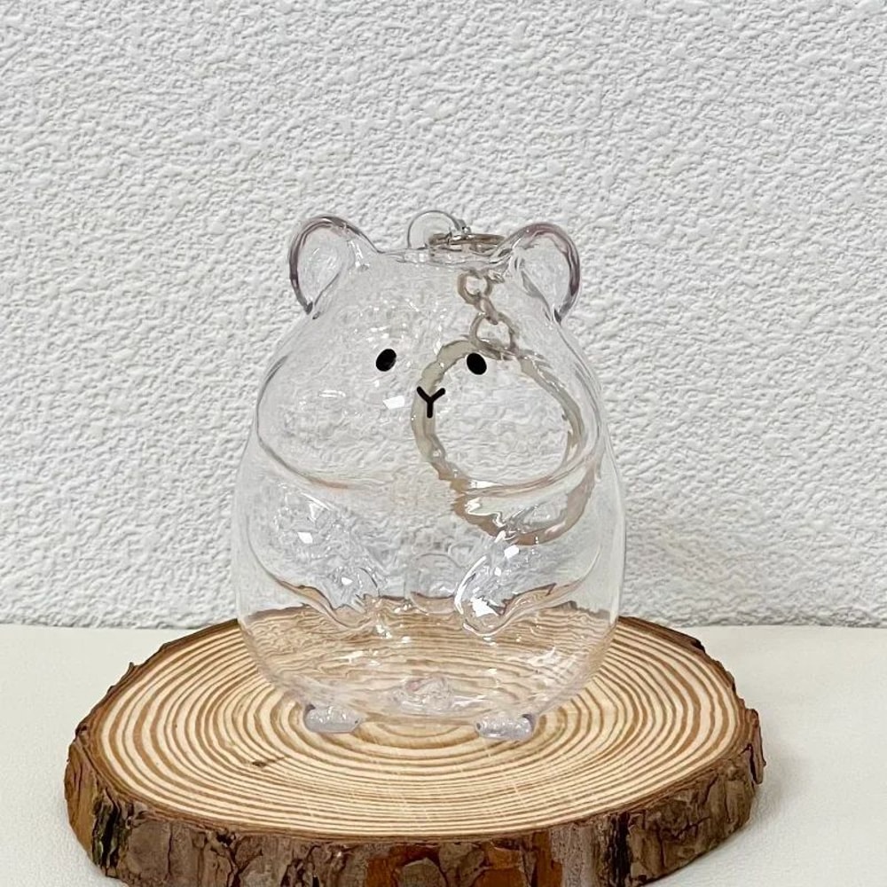 Hamster Fur Storage Keychain Pet Hair Keepsake Capsule Pendant 6