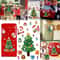 Magnetic Christmas Tree Fridge Decor Set Christmas Fridge Magnets With Santa Reindeer For Refrige 0