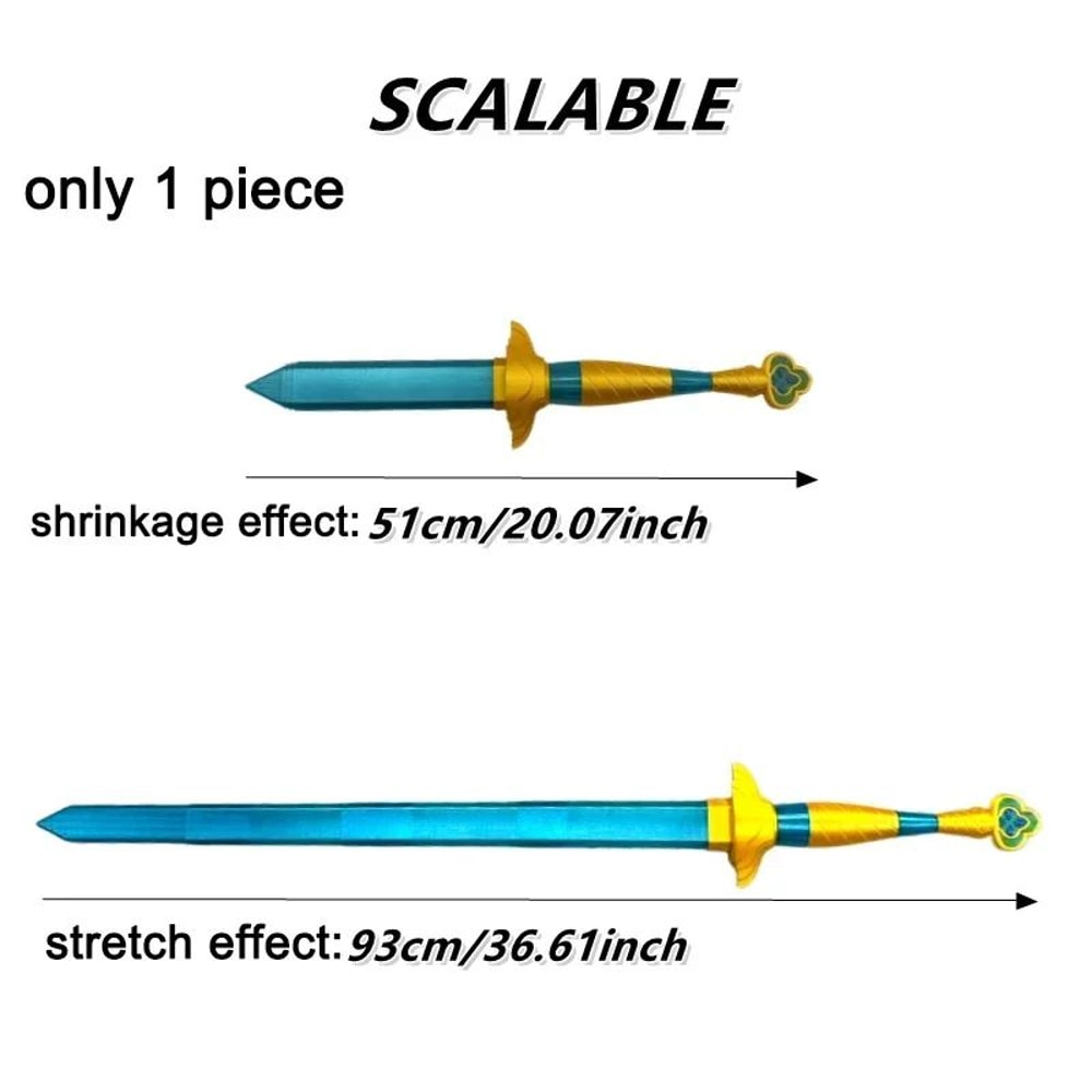 Rumi Cosplay Sword Replica Collapsible Anime Weapon Prop For Halloween Conventions 10