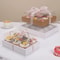 Transparent Cupcake Carrier Box With Insert 6912Hole Clear Cupcake Container For Safe Transport 0