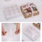 Transparent Cupcake Carrier Box With Insert 6912Hole Clear Cupcake Container For Safe Transport 4