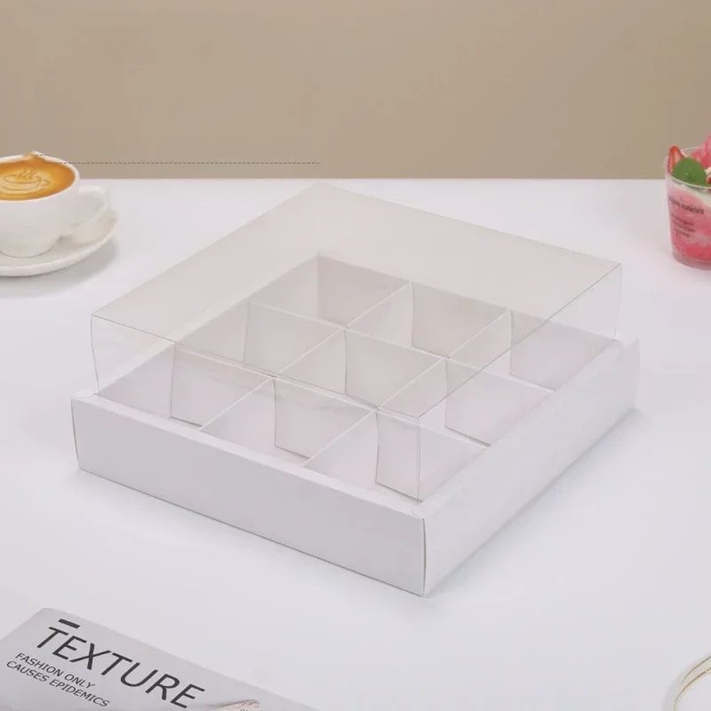 Transparent Cupcake Carrier Box With Insert 6912Hole Clear Cupcake Container For Safe Transport 10