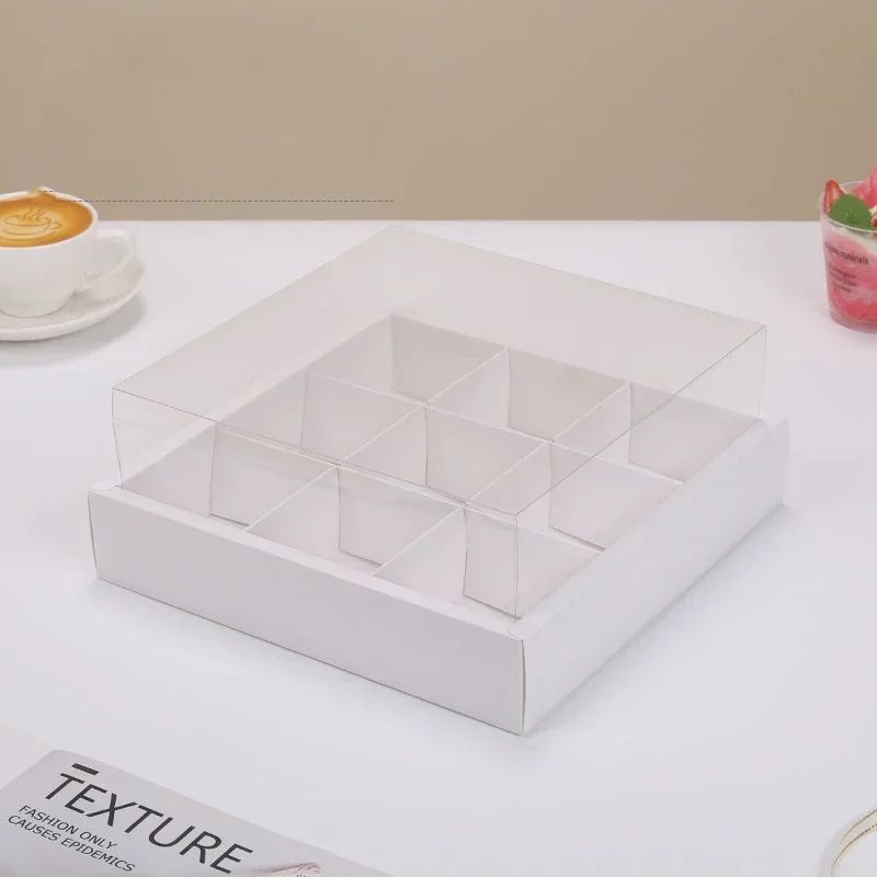 Transparent Cupcake Carrier Box With Insert 6912Hole Clear Cupcake Container For Safe Transport 10