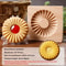 Rustic HandPressed Wooden Cookie Mold 3D Embossing Cookie Stamp For Holiday Everyday Baking 9