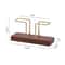Minimalist Wooden Napkin Holder With Toothpick Compartment Vertical Tissue Dispenser For Cafe Table 7