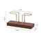 Minimalist Wooden Napkin Holder With Toothpick Compartment Vertical Tissue Dispenser For Cafe Table 7