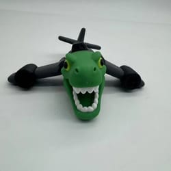bombardino crocodilo italian brainrot figurine, 3d printed desk ornament meme collectible