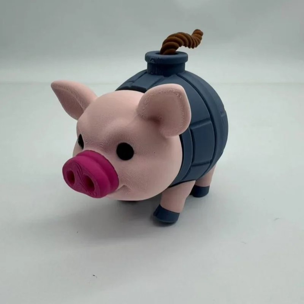 Bombardino Crocodilo Italian Brainrot Figurine 3D Printed Desk Ornament Meme Collectible 4