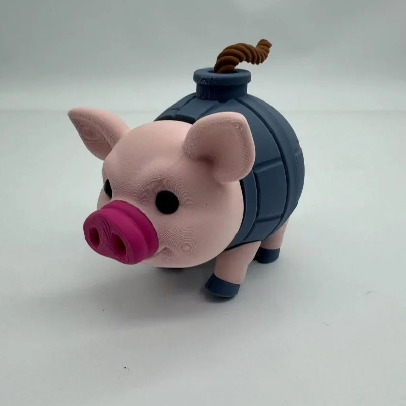 Bombardino Crocodilo Italian Brainrot Figurine 3D Printed Desk Ornament Meme Collectible 4