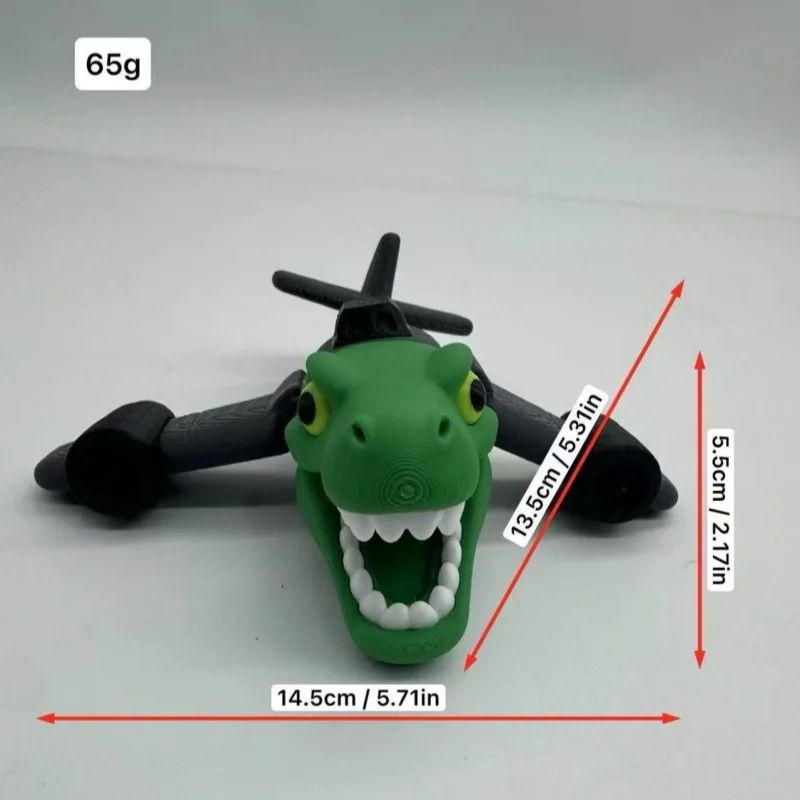 Bombardino Crocodilo Italian Brainrot Figurine 3D Printed Desk Ornament Meme Collectible 6
