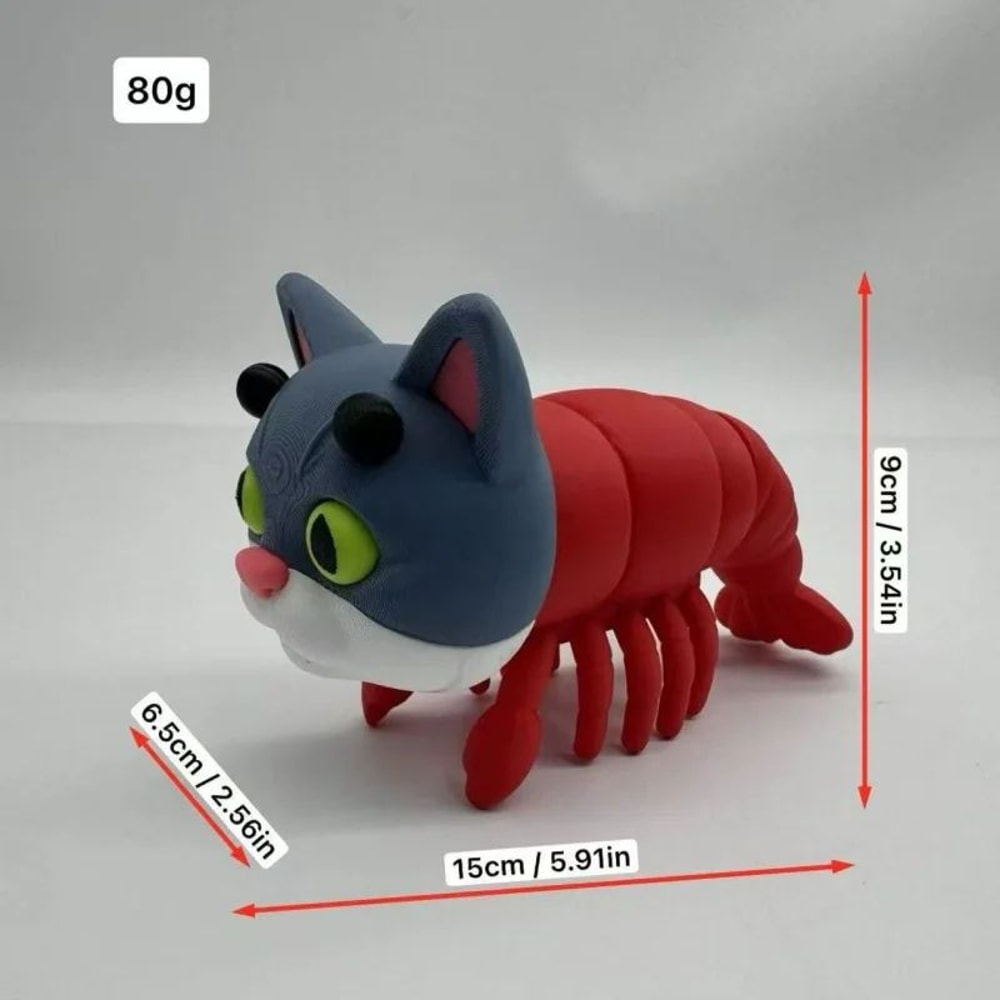 Bombardino Crocodilo Italian Brainrot Figurine 3D Printed Desk Ornament Meme Collectible 11